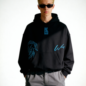 Home Pisces Embroidery Hoodie For Men