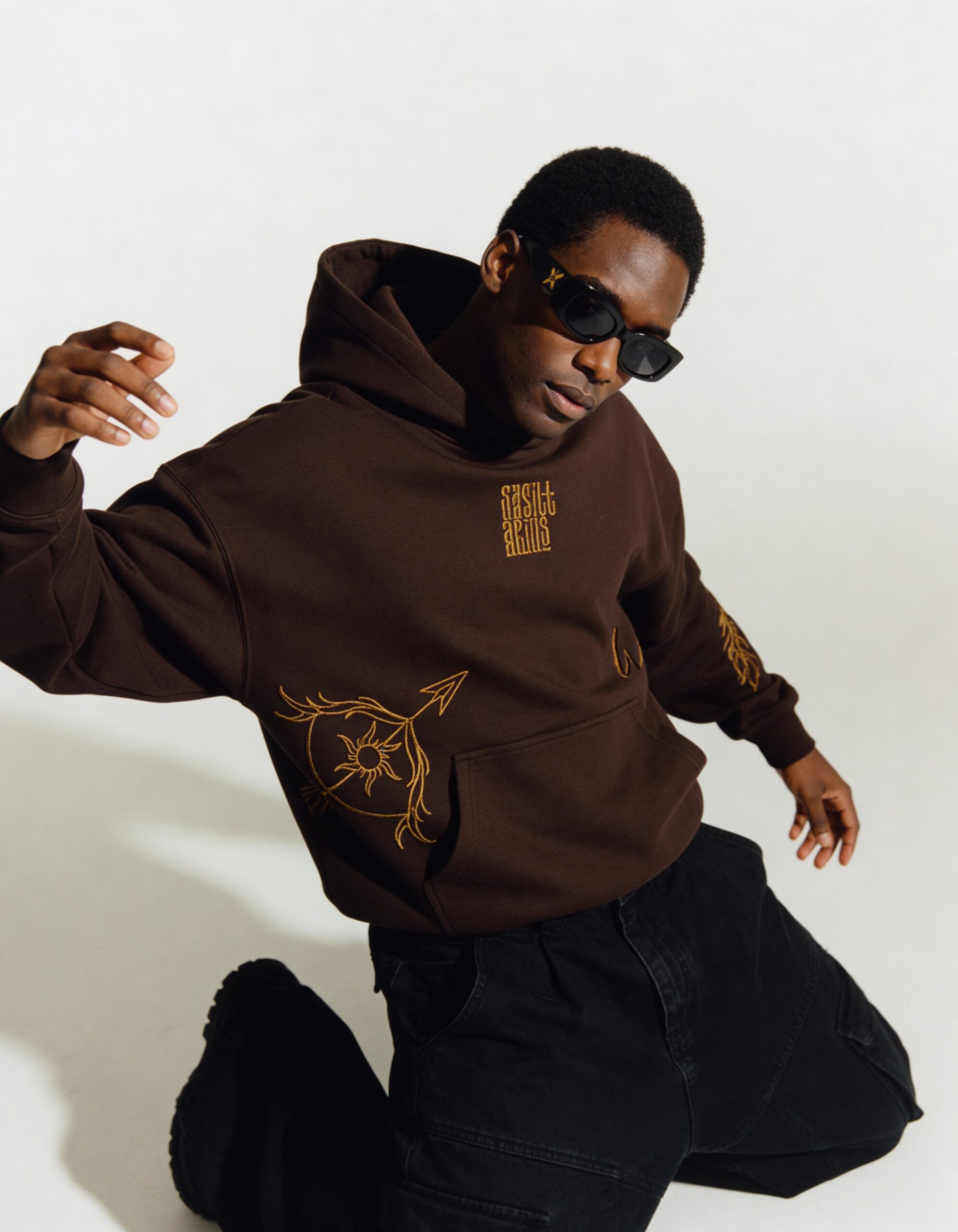 freepik__a-manin-a-gen-z-inspired-outfit-wearing-a-poly-cot__14697 Sagittarius Embroidery Hoodie For Men - Image 8