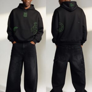 Capricorn Embroidery Hoodie For Men