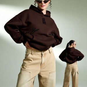 Scorpio Embroidery Hoodie For Women