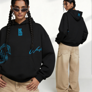 Pisces Embroidery Hoodie For Women