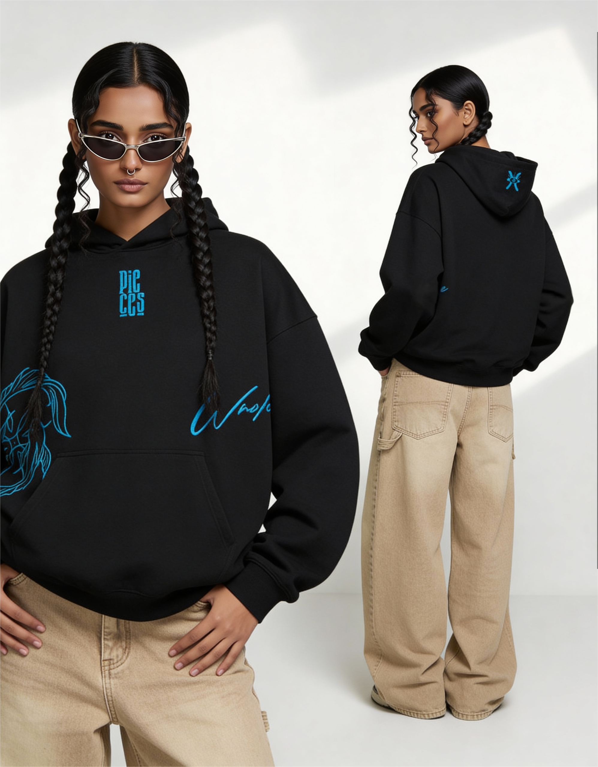 freepik__a-woman-with-sleek-two-long-braids-hairstyle-and-c__26139 Pisces Embroidery Hoodie For Women
