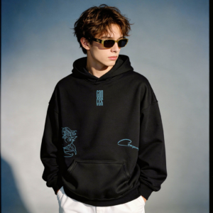 Cancer Embroidery Hoodie For Men