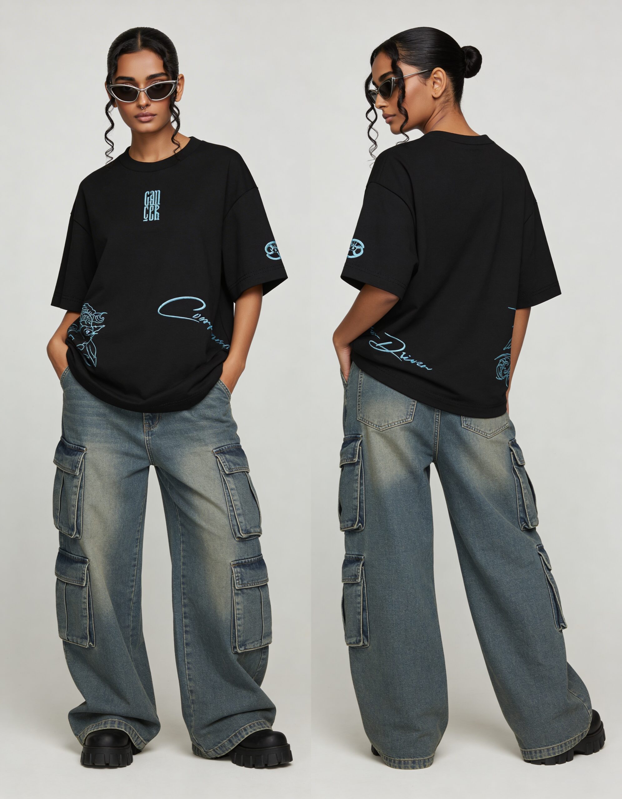 cancer embroidery t shirt for women cancer embroidery t shirt for women