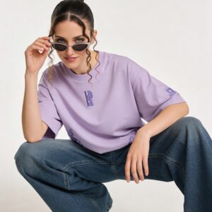 Home Libra embroidery t shirt for women