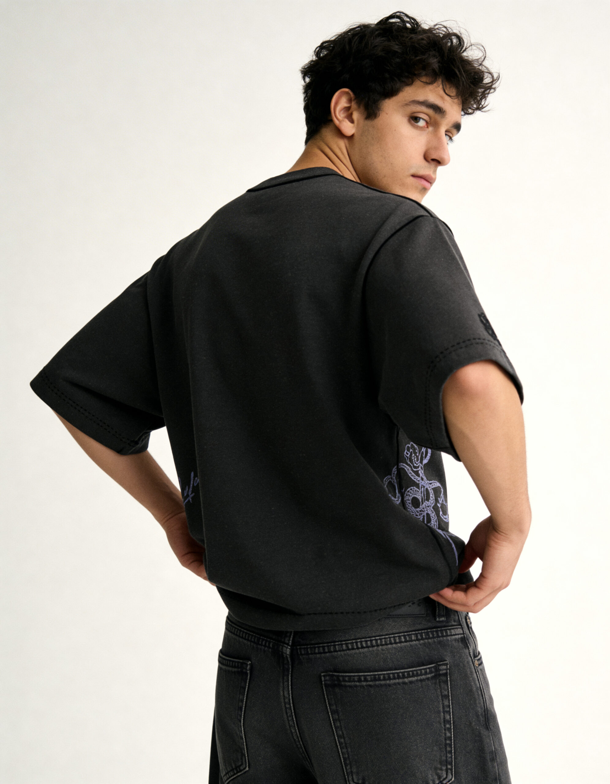 libra embroidery t shirt for men libra embroidery t shirt for men