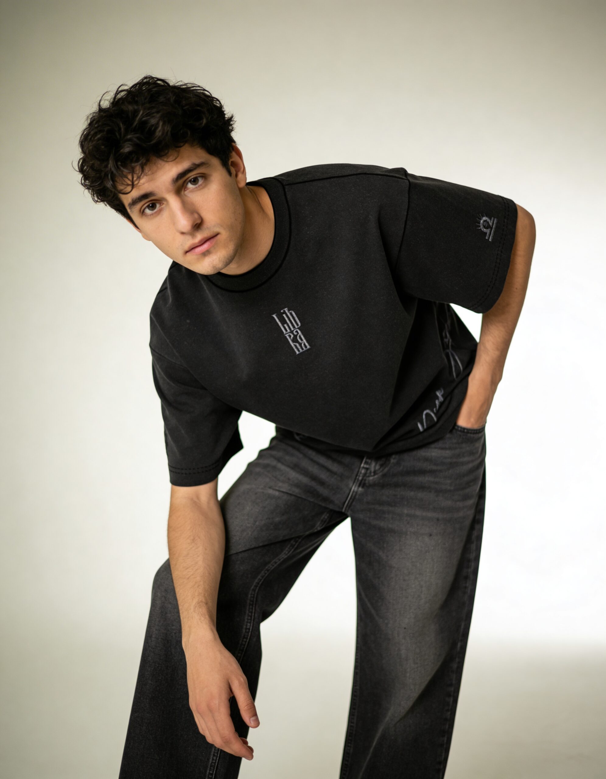 libra embroidery t shirt for men libra embroidery t shirt for men