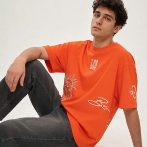 Leo embroidery t shirt for men (copy)