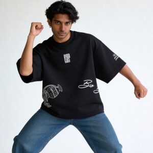 Aquarius embroidery t shirt for men (copy)