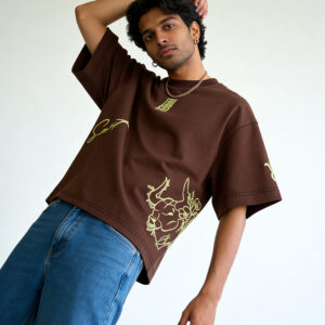 taurus embroidery t shirt for men